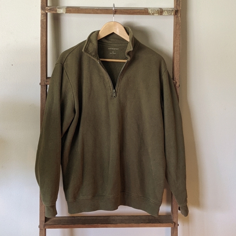 Cozy quarter zip sweater